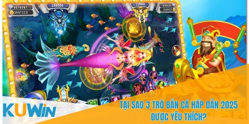 3 trò bắn cá hấp dẫn 2025 mang đến những trải nghiệm thú vị